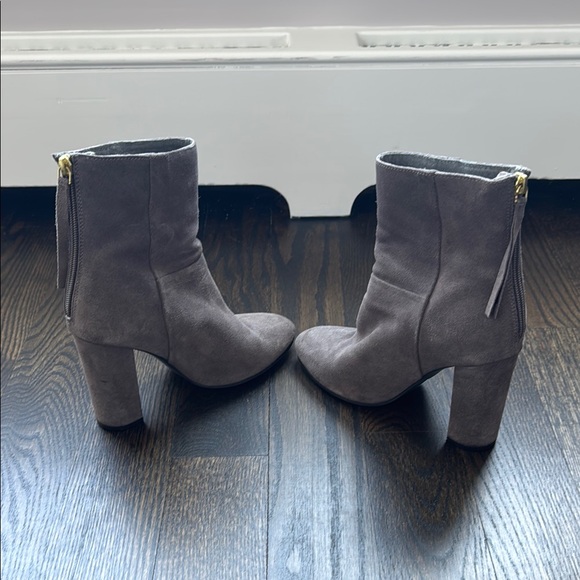 Seychelles Gray Suede Heeled Boots - Picture 3 of 8